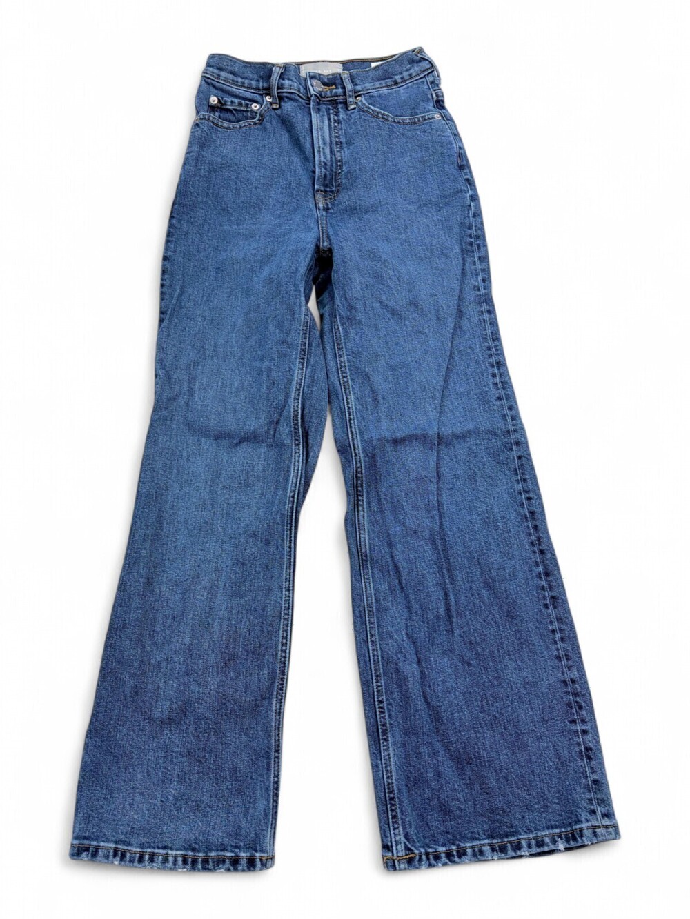 Everlane Wide-Leg Baggy Jeans Size 25 Medium Blue